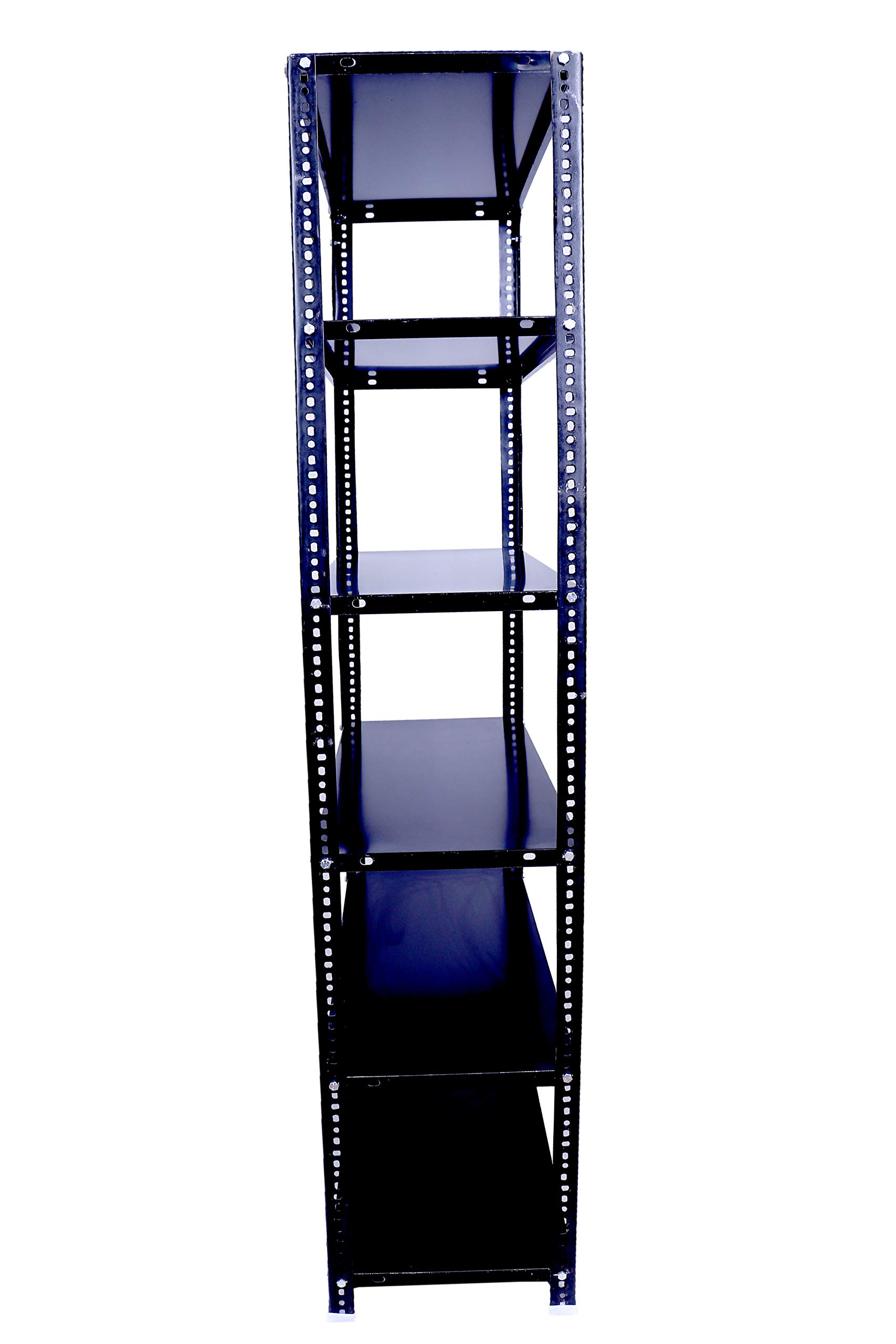 Menage® Slotted Angle Rack with 6-Shelf Shelving Unit Multipurpose